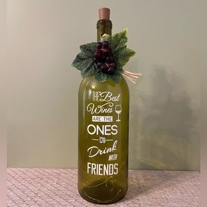 Decorated Wine Bottles, Wine, Home Decor